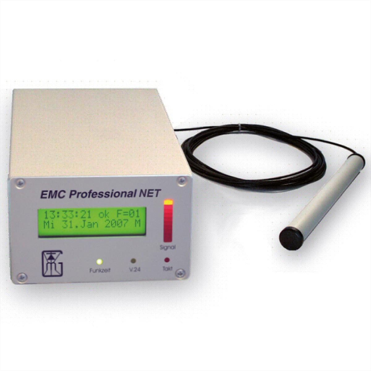 GUDE 3001 EMC Professional Zeitserver, integrierte Funkuhr, ext. Antenne, Tower