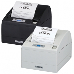 Citizen CT-S4000/L, USB, LPT, 8 Punkte/mm (203dpi), Cutter, schwarz