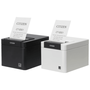 Citizen CT-E601, USB, USB-Host, BT, 8 Punkte/mm (203dpi), Cutter, schwarz
