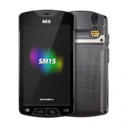 M3 Mobile SM15 N, 2D, SE4710, BT (BLE), WLAN, 4G, NFC, GPS, GMS, erw. Akku, Android