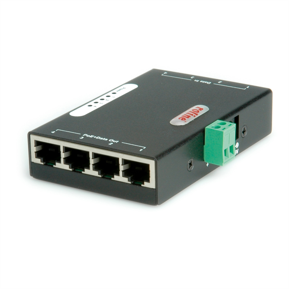 ROLINE Gigabit Ethernet PoE Injektor, 4 Ports