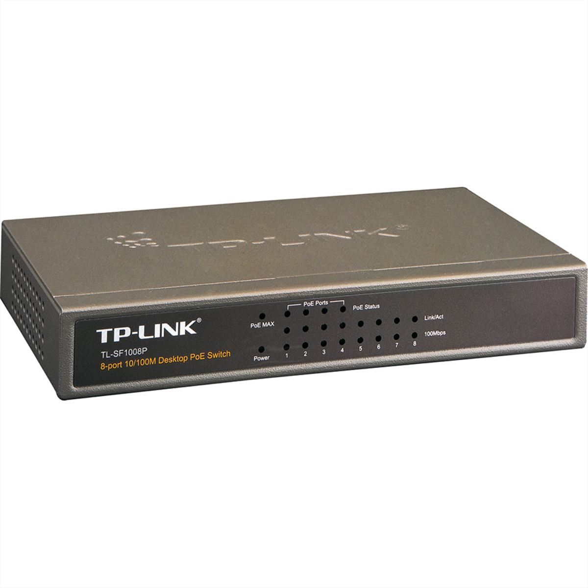 TP-LINK TL-SF1008P 8 Port 10/100 PoE Switch (4 Ports mit PoE)