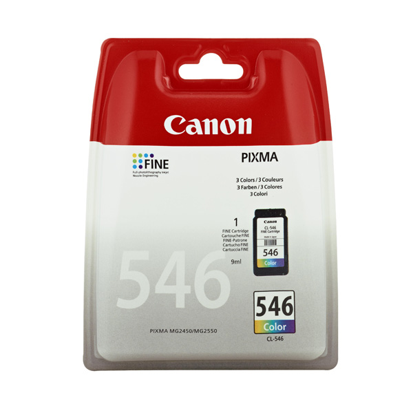 CANON CL-546XL, Tinte farbig für iP2850, MG2450, MG2550, MG2555, MG2950, MX495