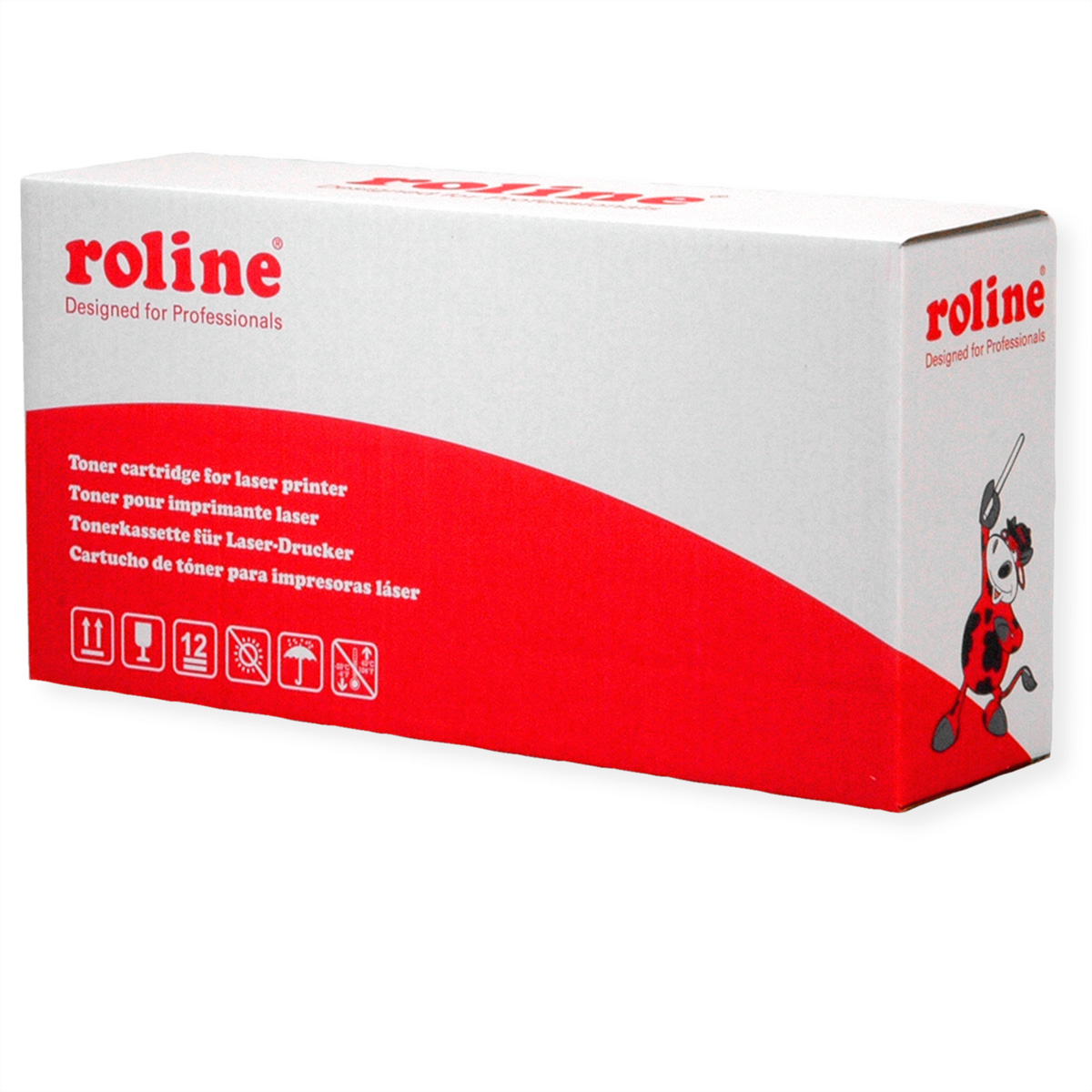 ROLINE Toner kompatibel zu CE505A, für HP P2030 / P2035 / P2050, ca. 3.400 Seiten, schwarz