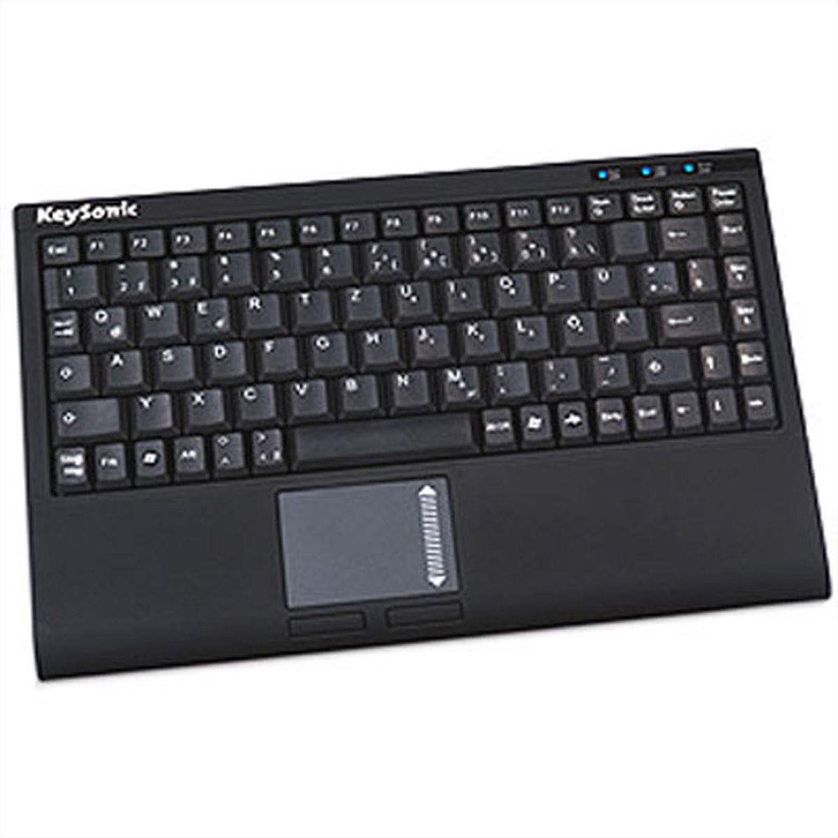 KeySonic ACK-540 U+ Mini-Keyboard mit integriertem Touchpad USB