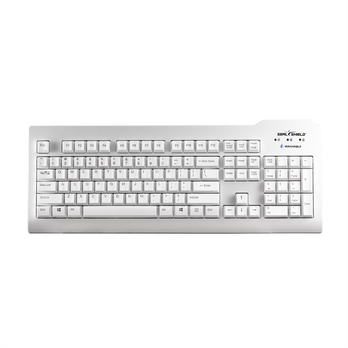 SEAL SHIELD Silver Seal Tastatur USB white SSWKSV208DE