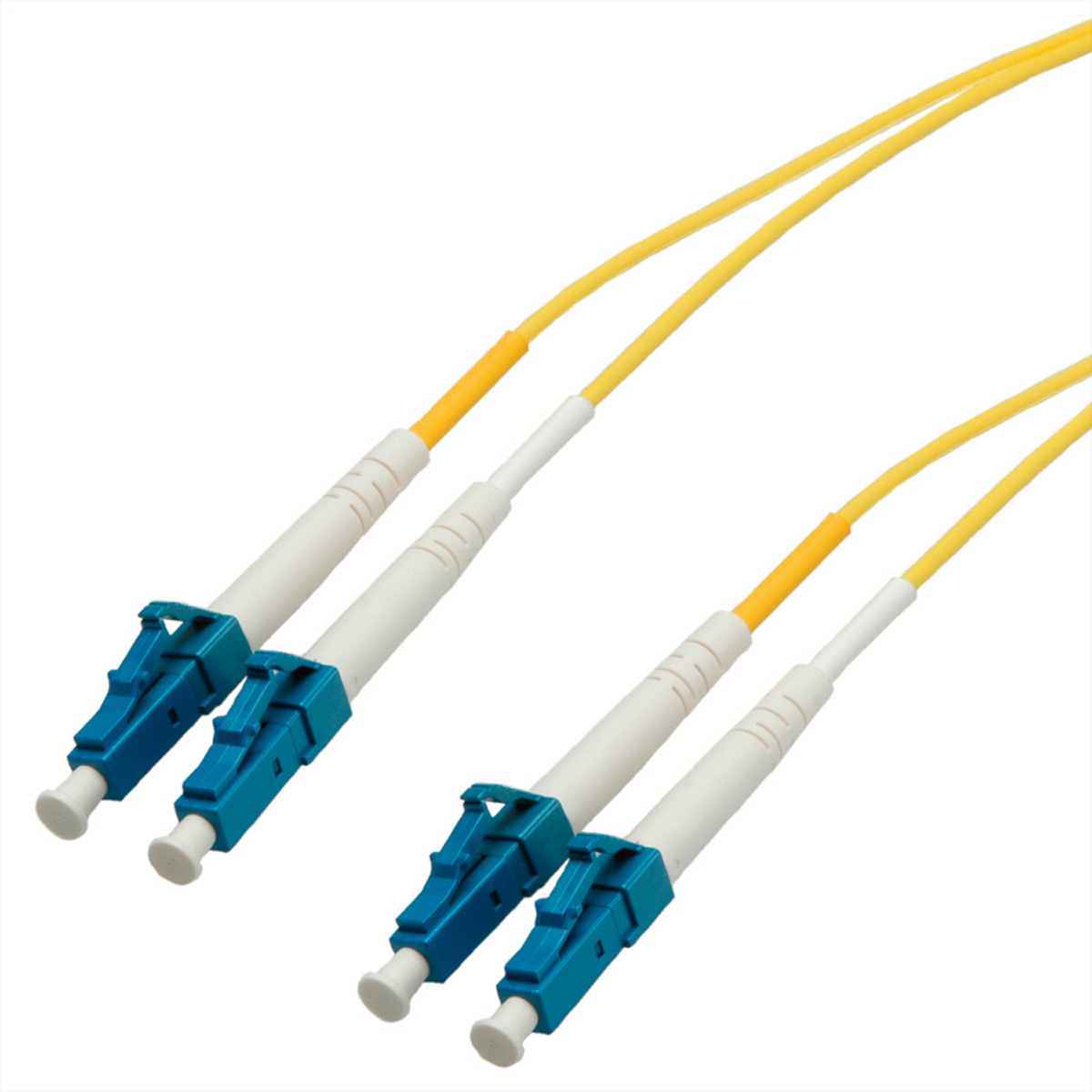 Quality LWL-Kabel Single Mode E9/125µm OS2, LC/LC, gelb, 10 m