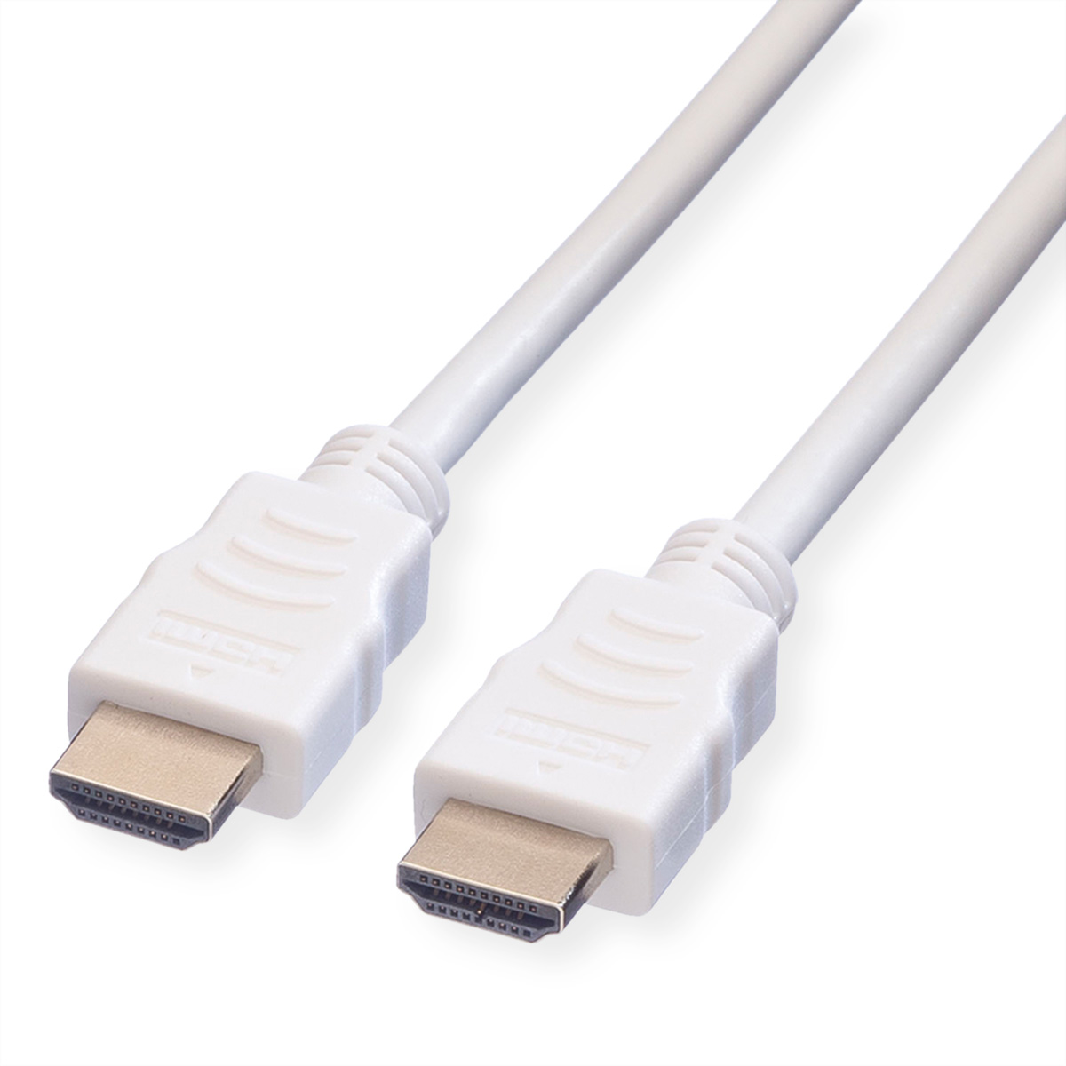 VALUE HDMI High Speed Kabel mit Ethernet, weiß, 7,5 m