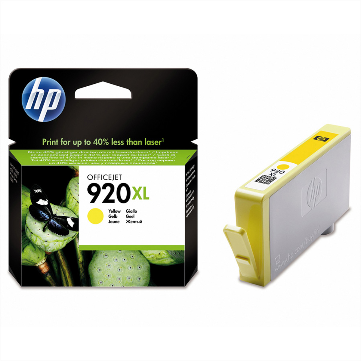 CD974AE, Nr. 920XL, Druckpatrone, yellow für HP-OfficeJet 6000 / 6500