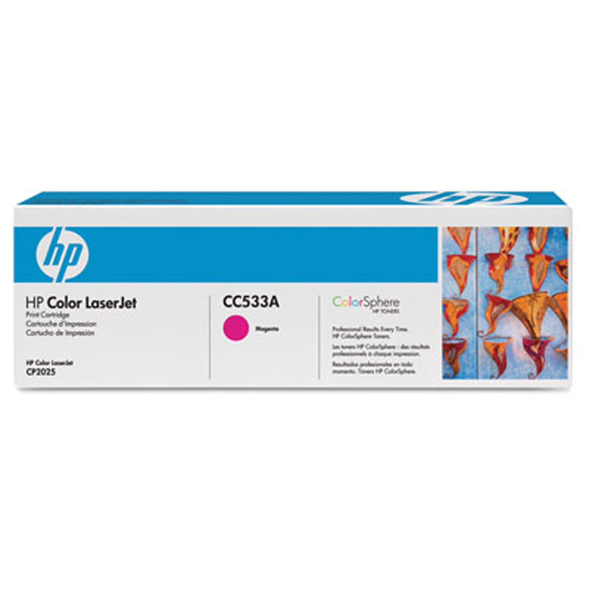 CC533A, HP Color LaserJet Druckkassette magenta, ca. 2.800 Seiten für HP LaserJe