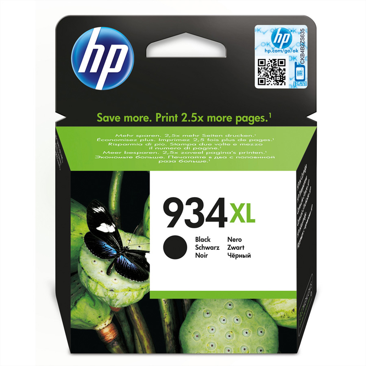 C2P23AE, Nr. 934XL, Druckpatrone, schwarz, für HP-OfficeJet 6812 / 6815, OfficeJet Pro 6230 / 6830 / 6835
