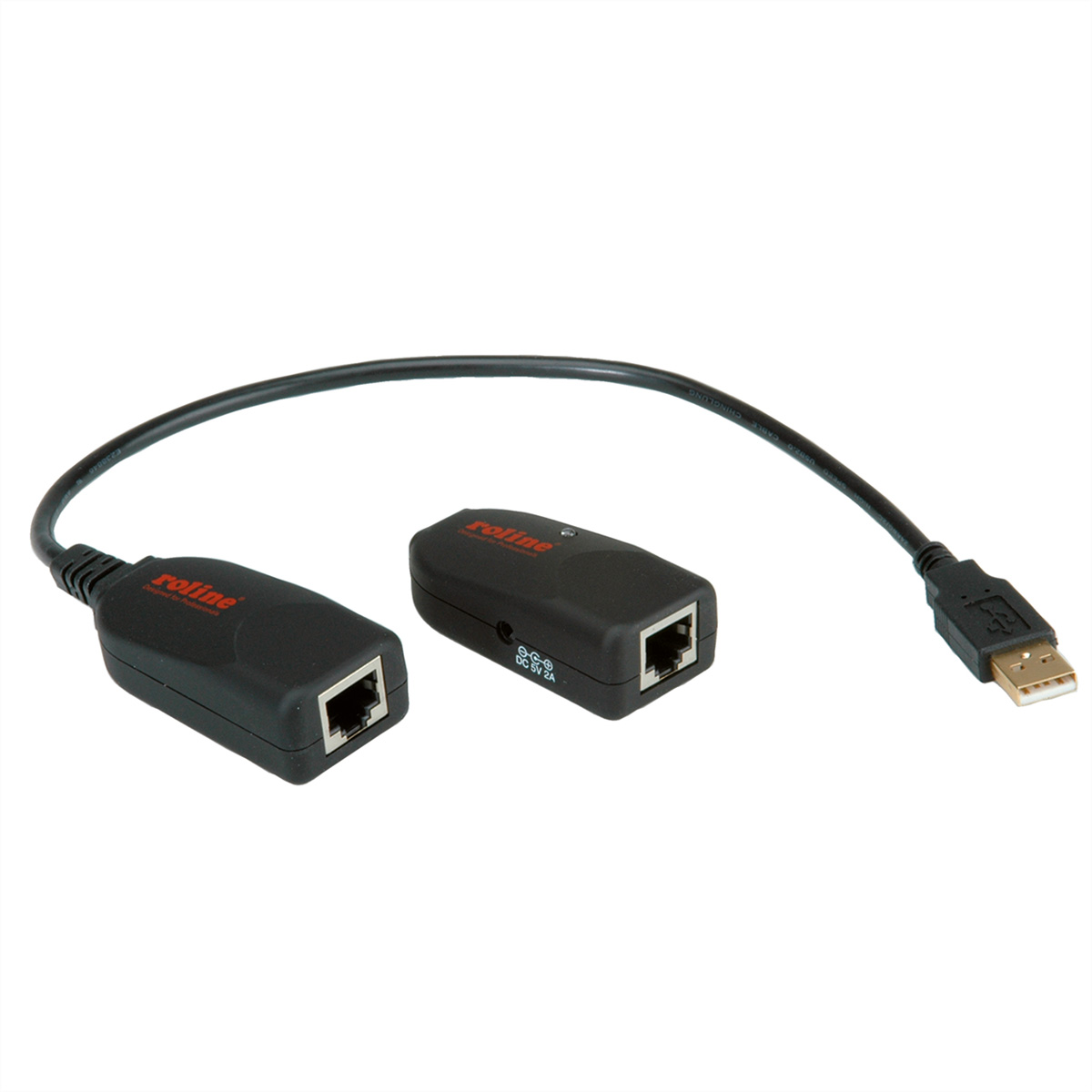 ROLINE USB 2.0 Verlängerung über RJ45, max. 50m