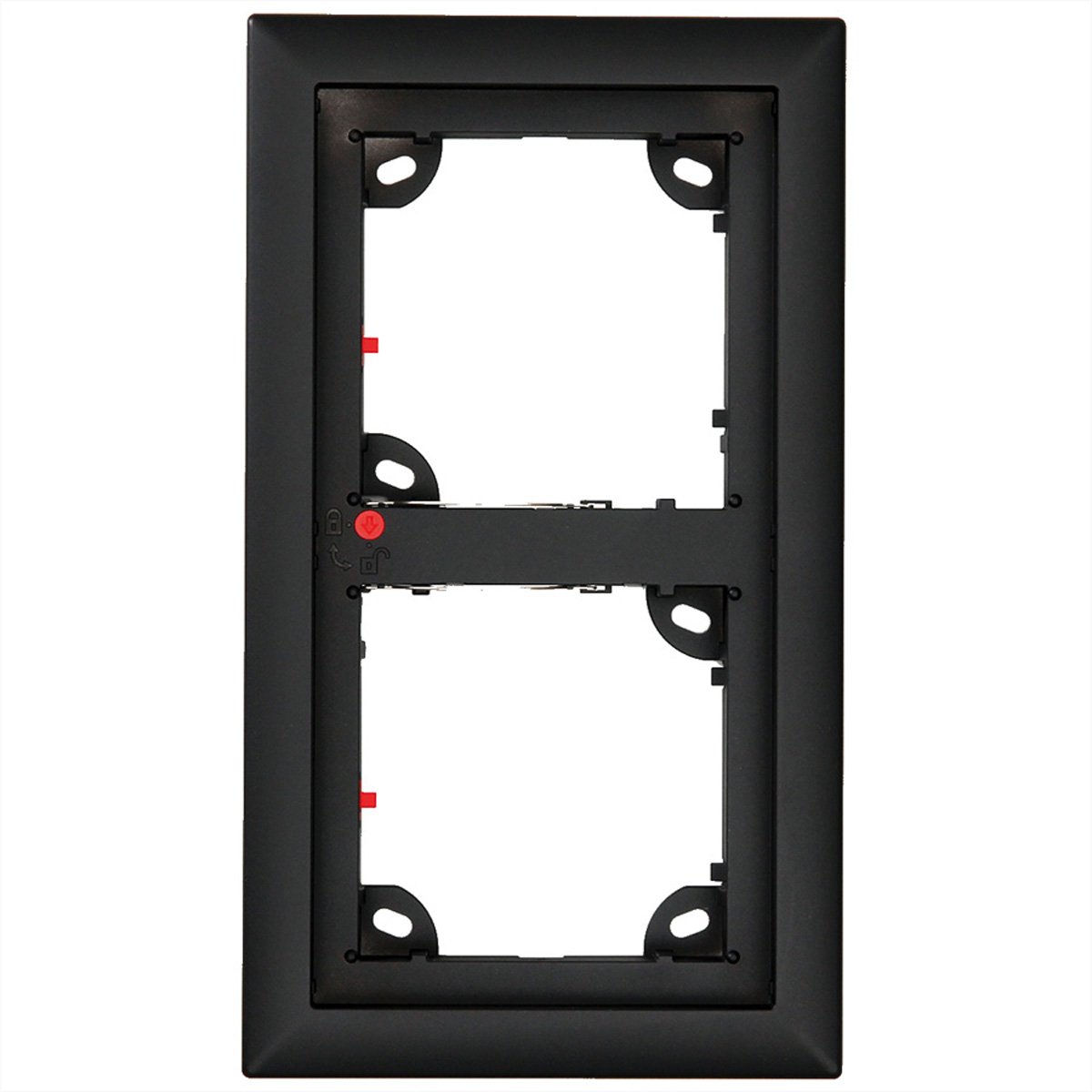 MOBOTIX 2er Rahmen schwarz (MX-OPT-Frame2-EXT-BL)