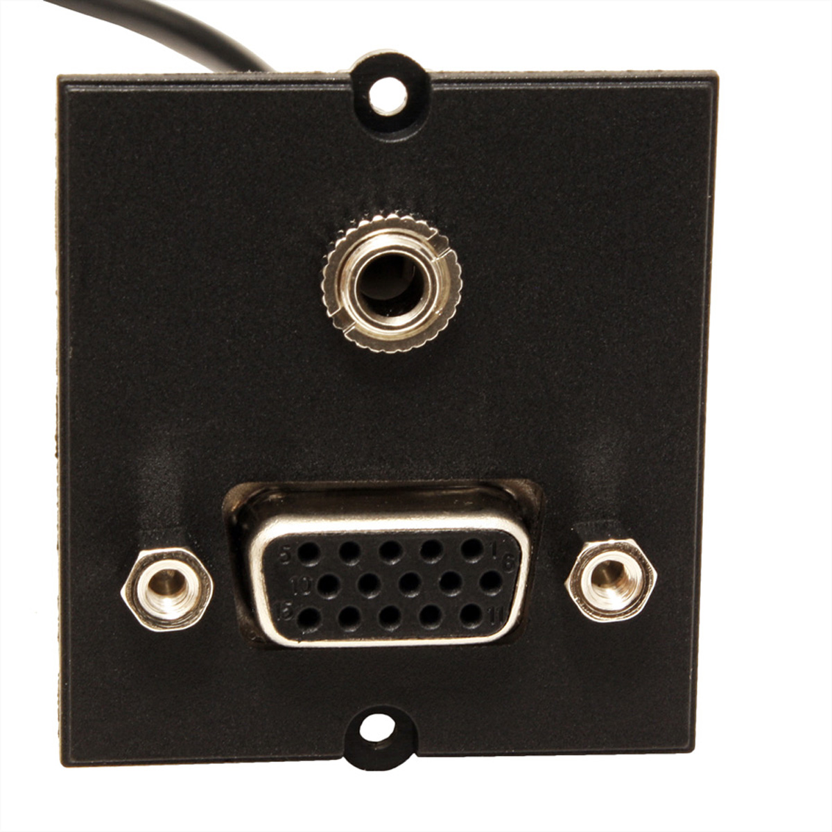 BACHMANN Custom Modul 1x VGA+ Audio 3.5 mm Stereo, schwarz