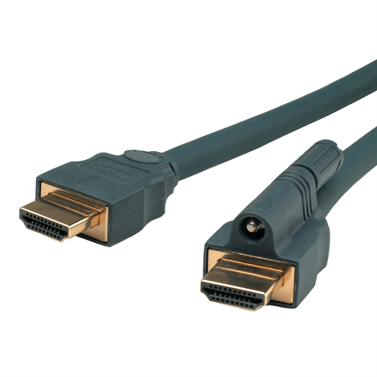 HDMI High-Speed Kabel m. Ethernet, einseitig mit SupraLok, 1 m