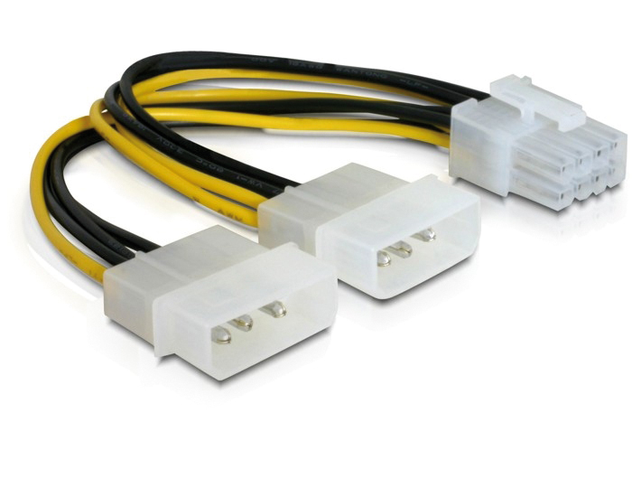 Y-Adapterkabel Stromversorgung 8pin PCI Express VGA