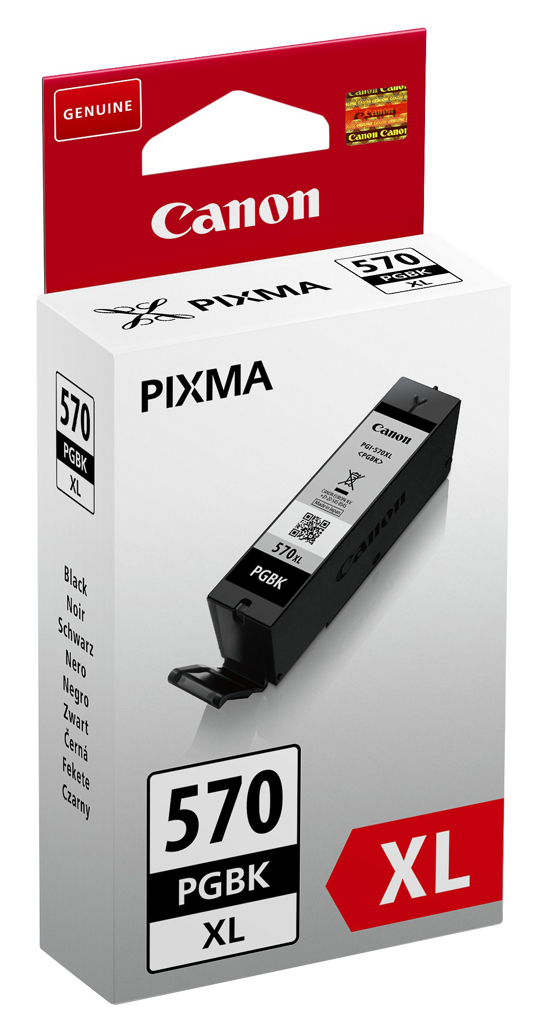 PGI-570XL PGBK, Tintentank pigmentiertes Schwarz, ca. 500 Seiten f. PIXMA MG5750