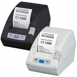 Citizen CT-S281, USB, 8 Punkte/mm (203dpi), Cutter, schwarz