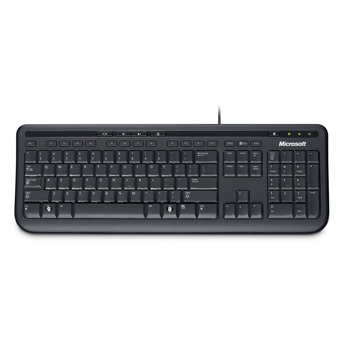 Microsoft Wired Keyboard 600 USB schwarz