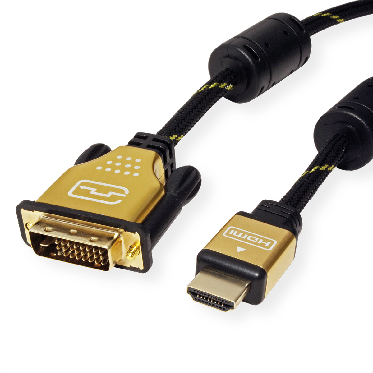 ROLINE GOLD Monitorkabel DVI (24+1) - HDMI, ST/ST, 7,5 m