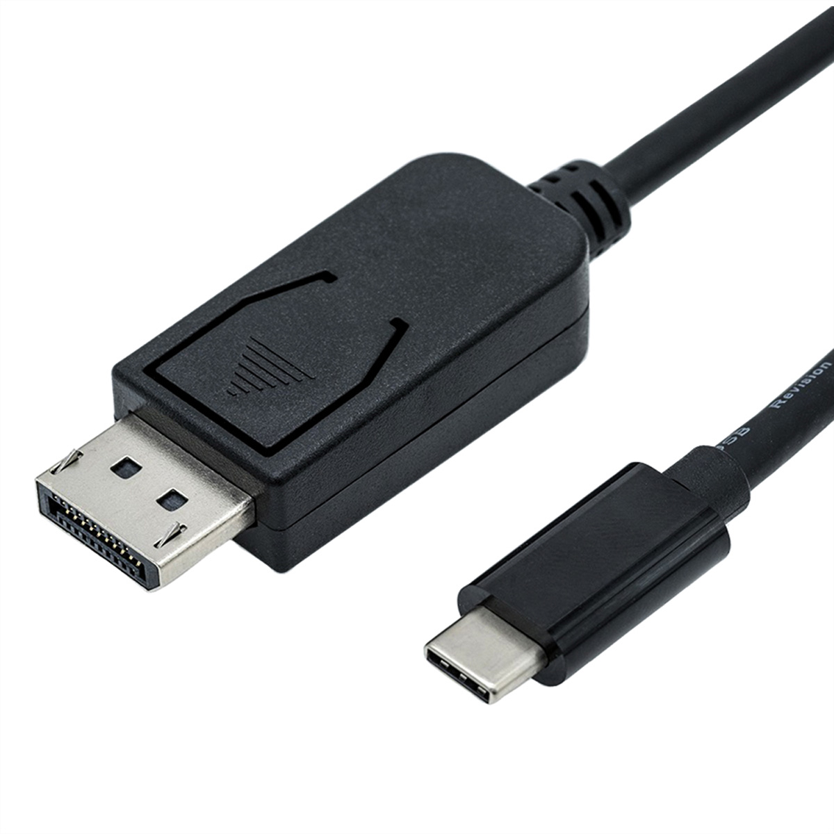 ROLINE USB Typ C - DisplayPort Adapterkabel, v1.2, ST/ST, 2 m