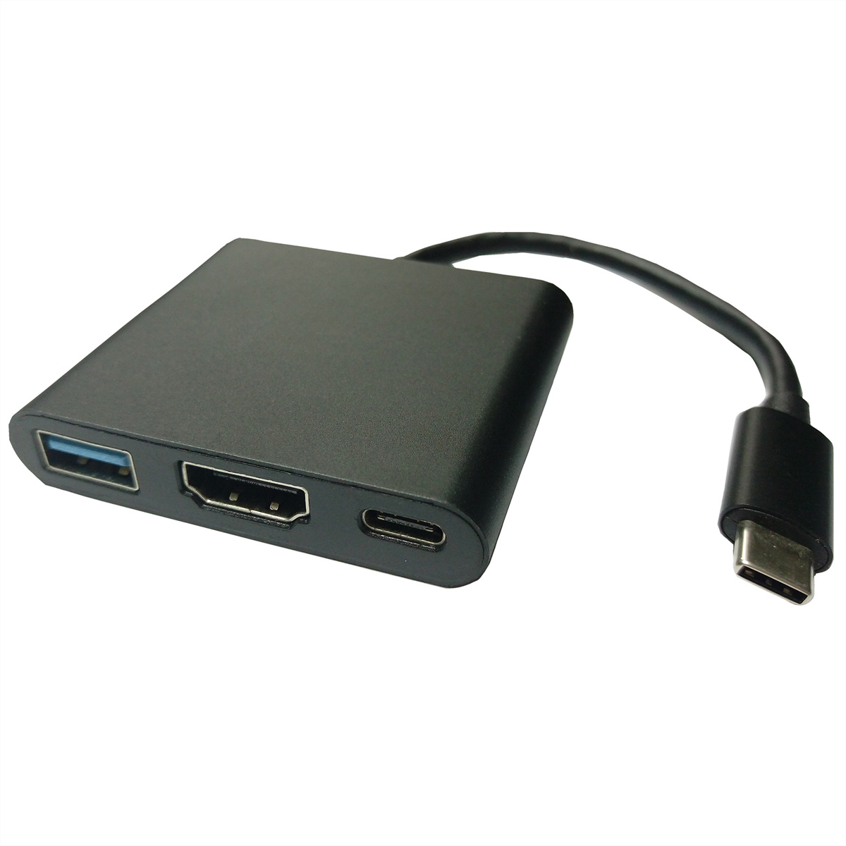 VALUE Display Adapter USB Typ C - HDMI + USB 3.2 Gen 1 A + Typ C PD