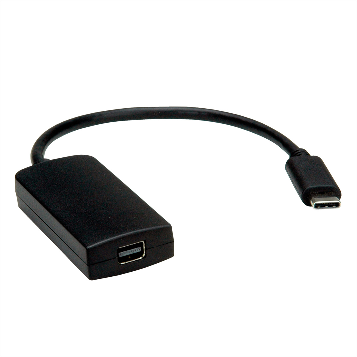 VALUE Display Adapter USB Typ C - Mini DisplayPort v1.2, schwarz
