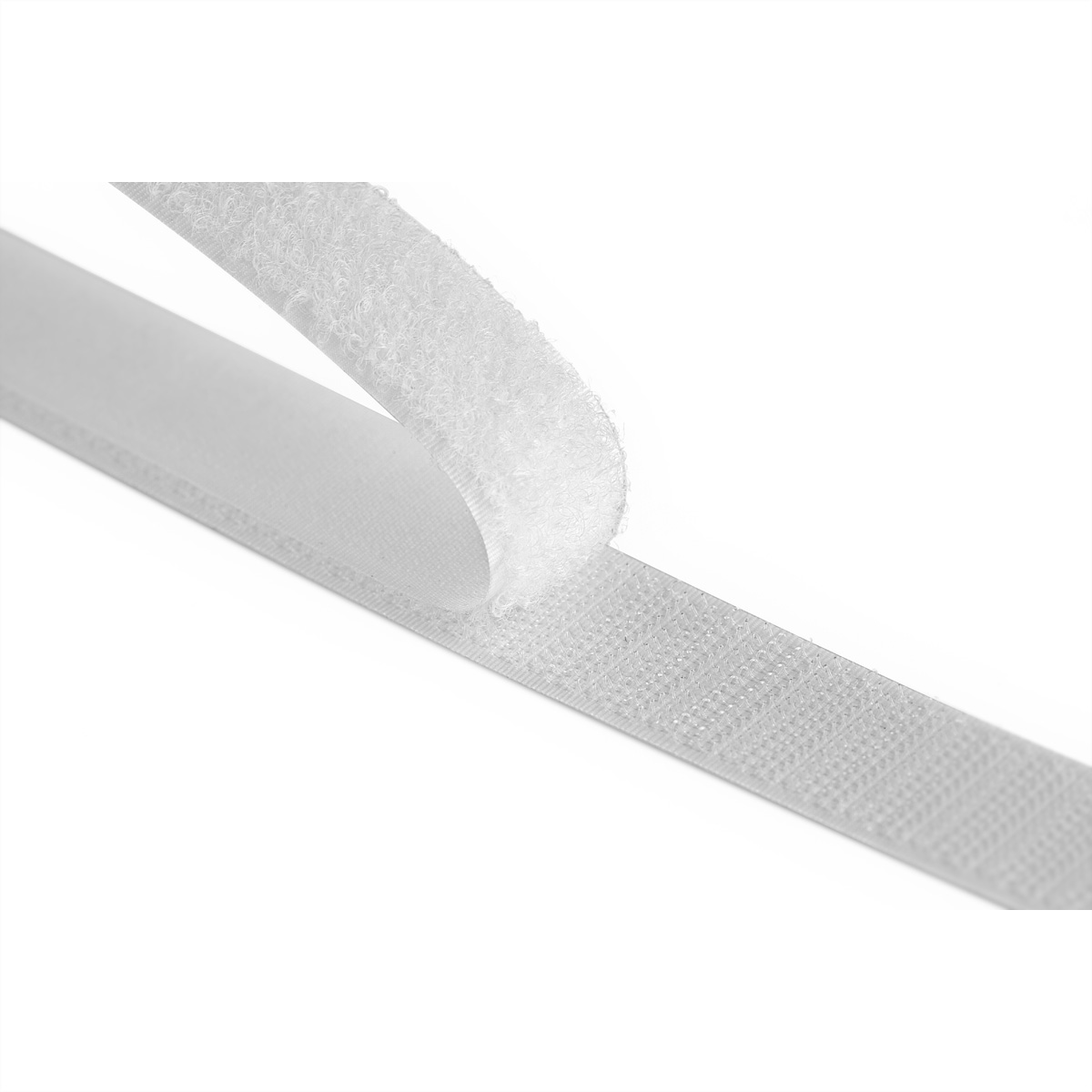 VELCRO® Klettband Selbstklebend, Haken & Flausch 20mm x1m Weiß