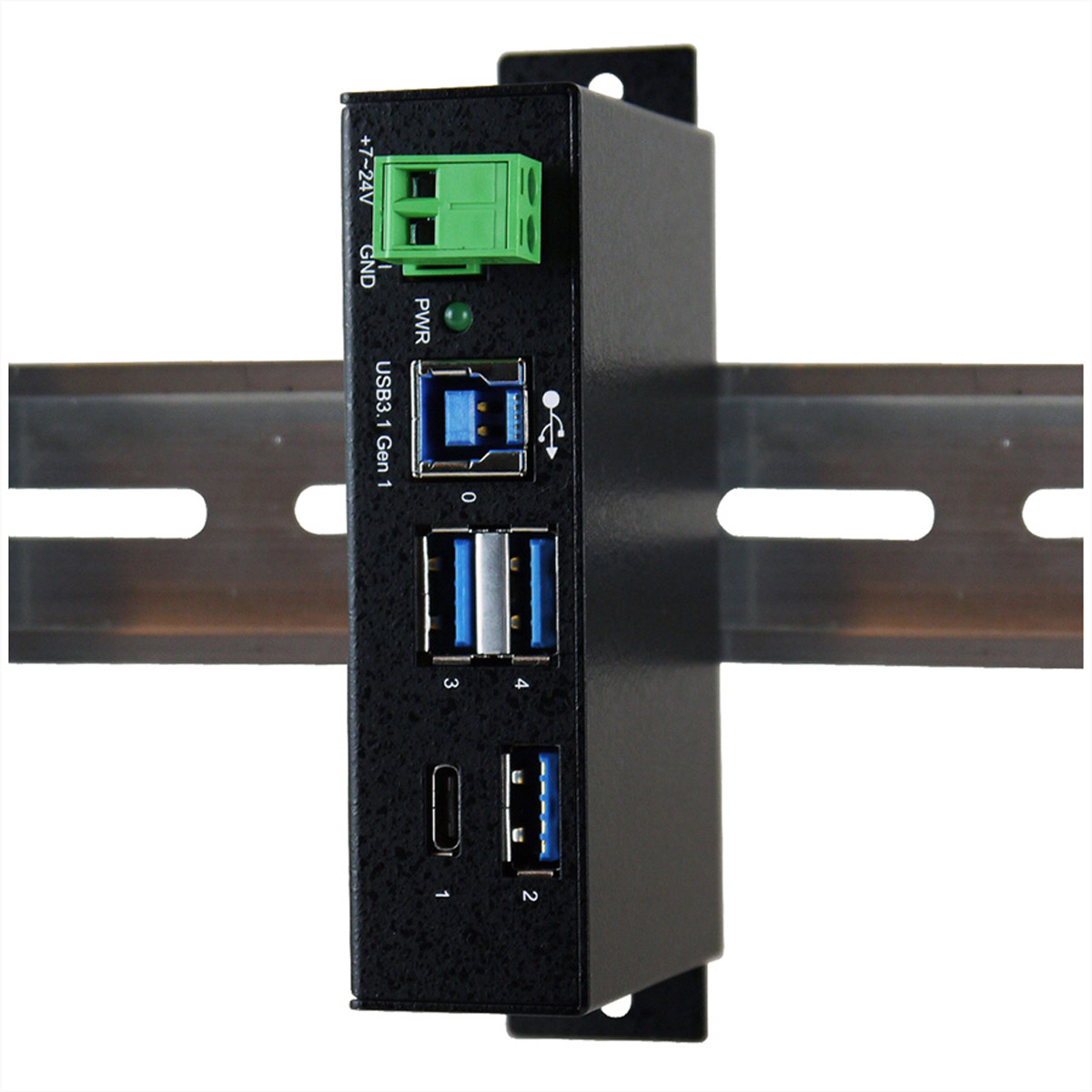 EXSYS EX-1194HMS 4 Port USB 3.2 Gen1 HUB C-Buchse, 15KV ESD Surge Protection