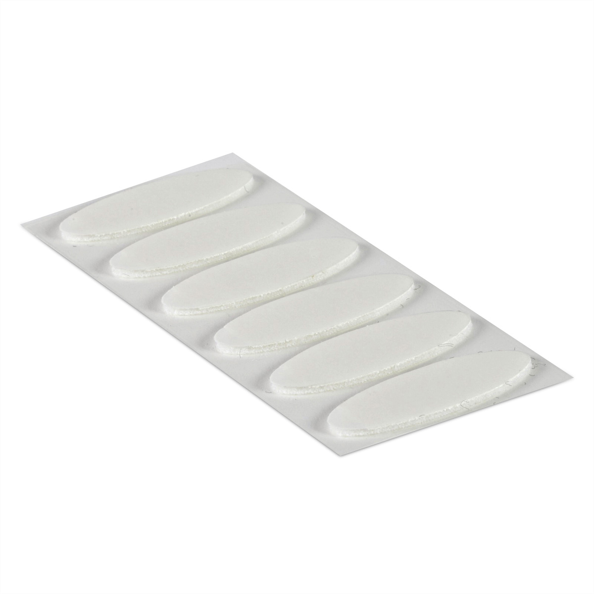 VELCRO® Super Slim Klettovale Selbstklebend Haken & Flausch 6 sets Weiß