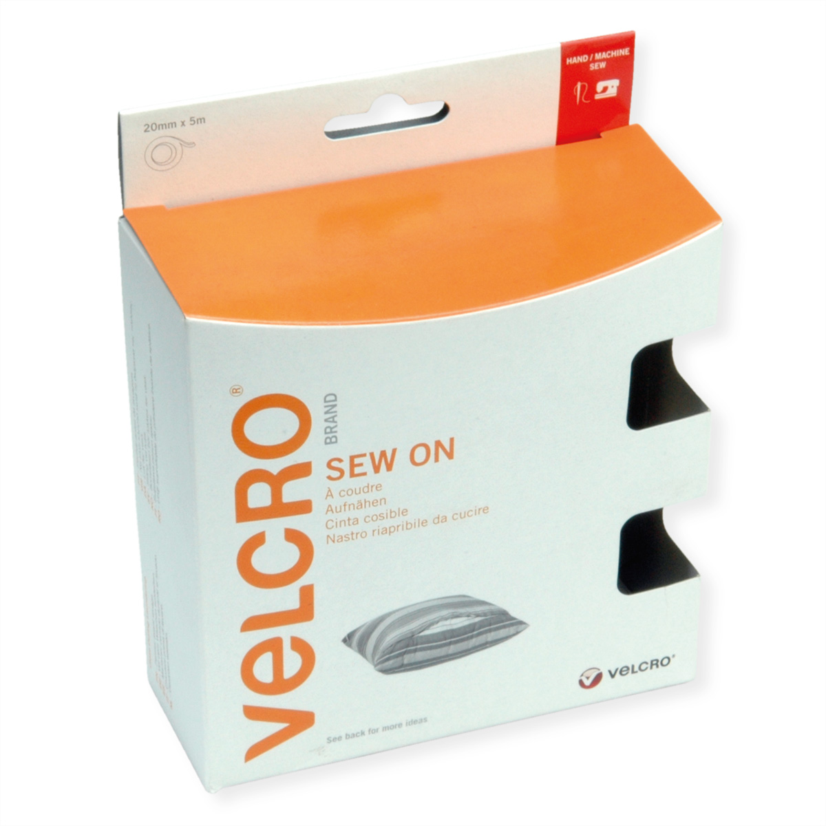 VELCRO® Klettband zum Aufnähen Haken & Flausch 20mm x 5m Beige (215)