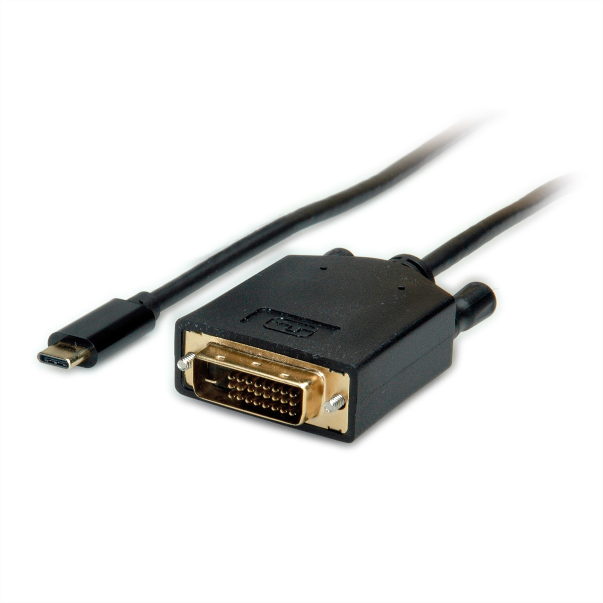 VALUE USB Typ C - DVI Adapterkabel, ST/ST, 2 m