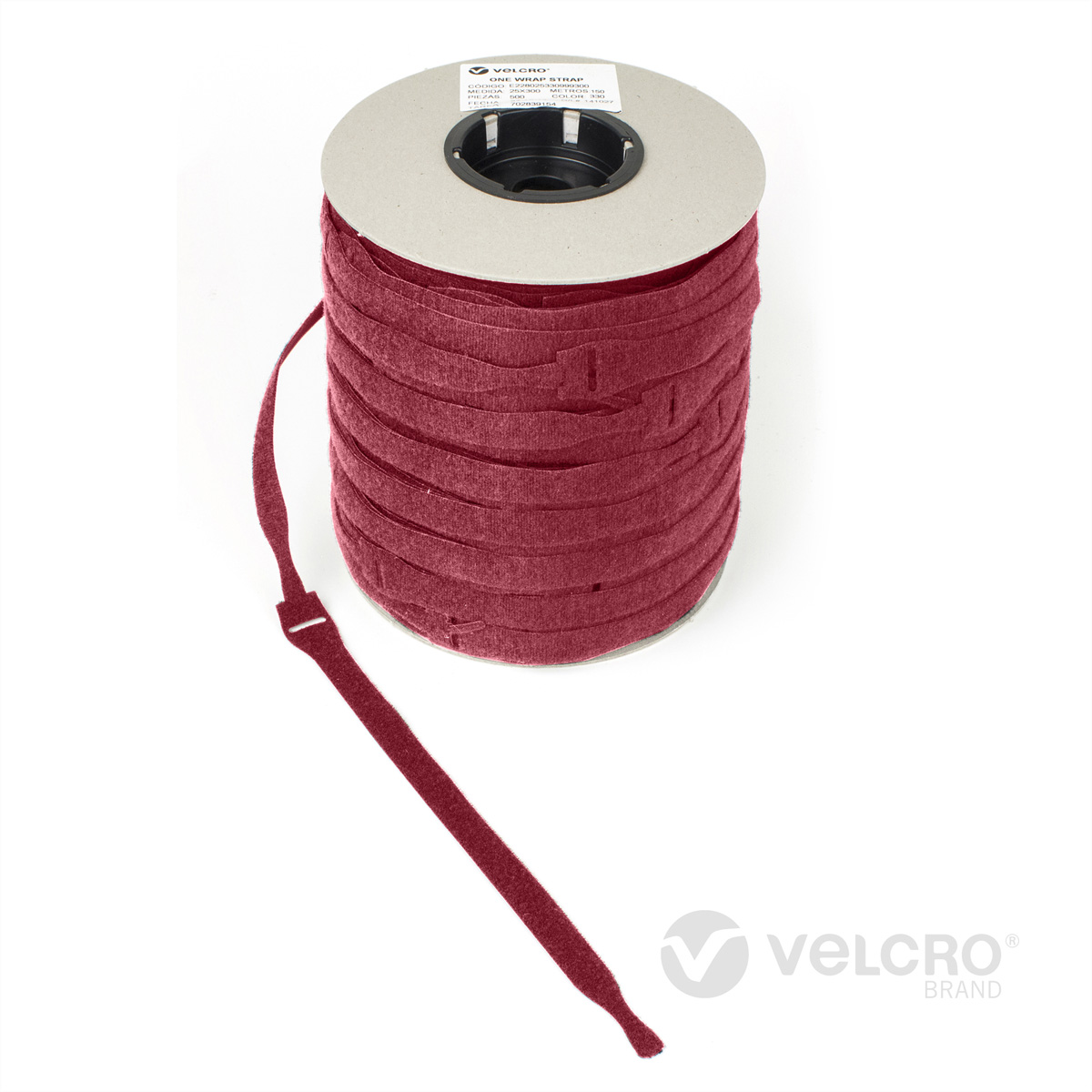 VELCRO® One Wrap® Strap 13mm x 200mm, 750 Stück, rot
