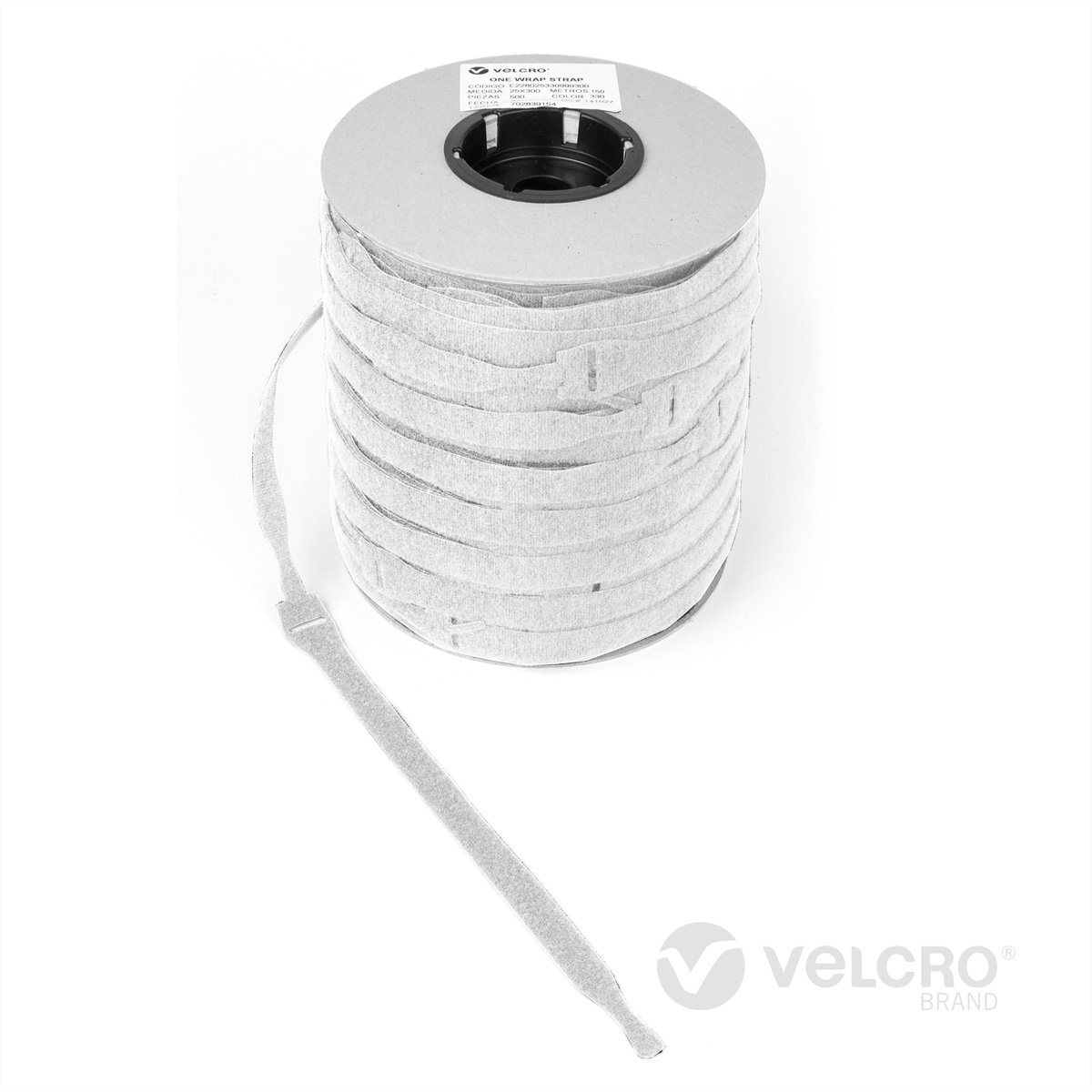 VELCRO® One Wrap® Strap 20mm x 200mm, 750 Stück, weiß
