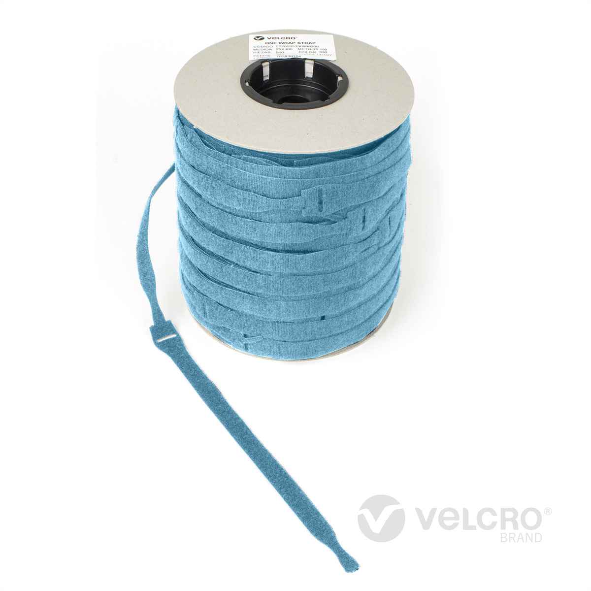 VELCRO® One Wrap® Strap 20mm x 150mm, 750 Stück, türkis