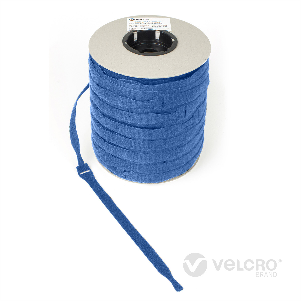 VELCRO® One Wrap® Strap 13mm x 200mm, 750 Stück, blau