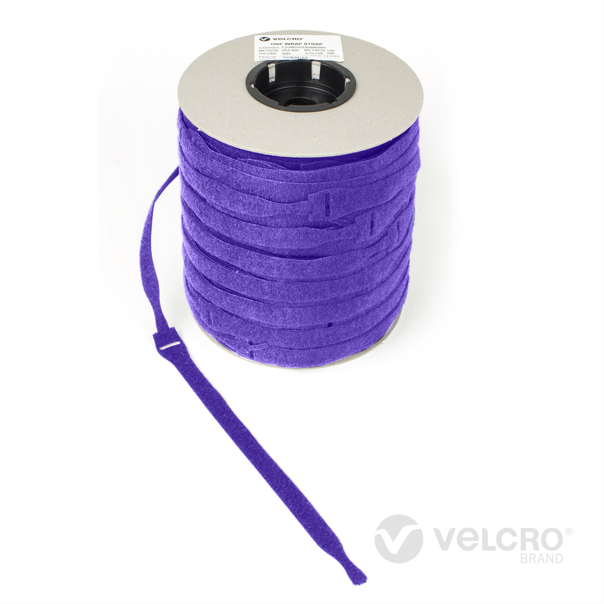 VELCRO® One Wrap® Strap 20mm x 330mm, 750 Stück, violett