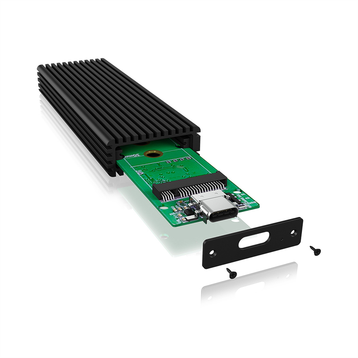 ICY BOX IB-1816M-C31 M.2 Externes Type-C Gehäuse für M.2 NVMe SSD