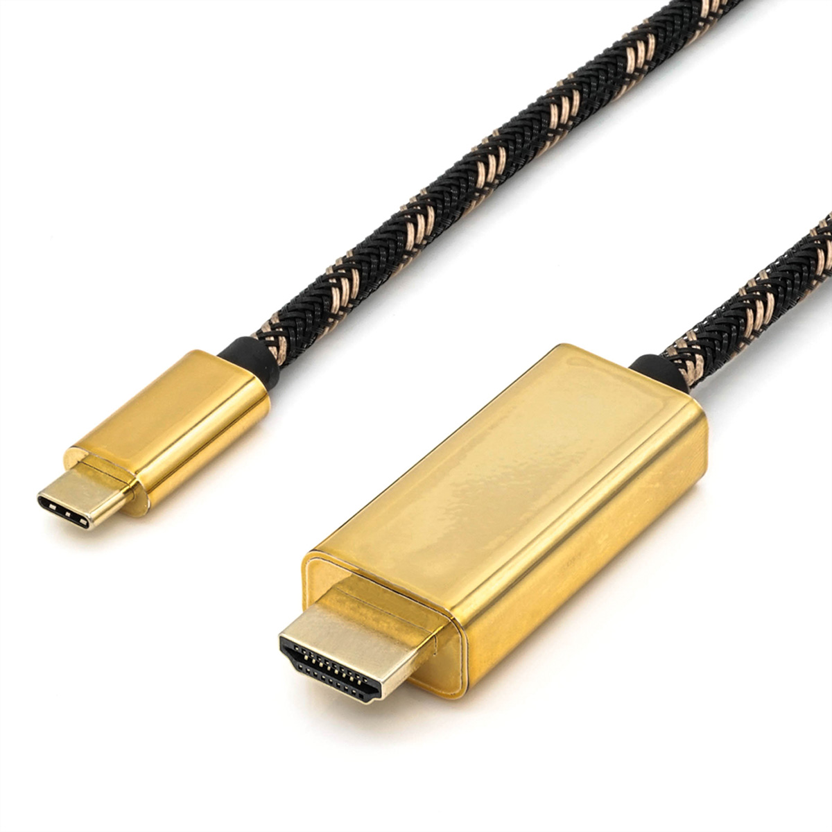 ROLINE GOLD USB Typ C - HDMI Adapterkabel, ST/ST, 1 m