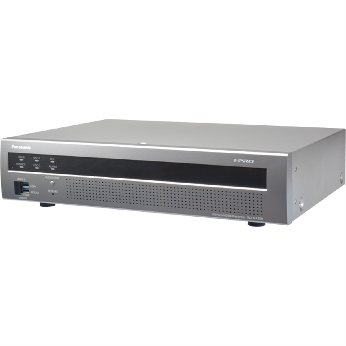 i-PRO WJ-NX200/8TB NDR H.265 max. 4K inkl. 9 Ch. (bis 32 erweiterbar) 2x HDMI