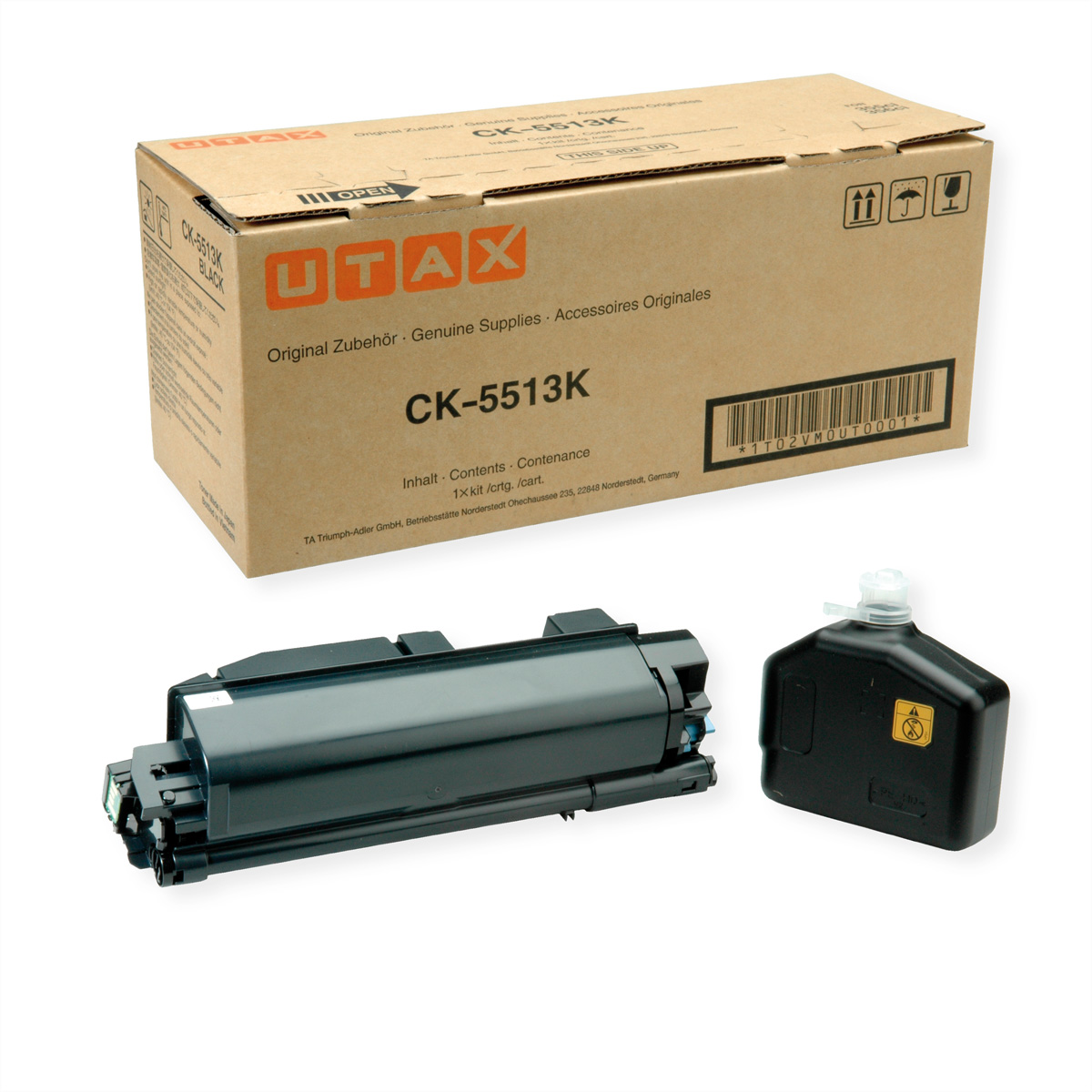 UTAX CK-5513K Toner, schwarz für ca. 12.000 Seiten