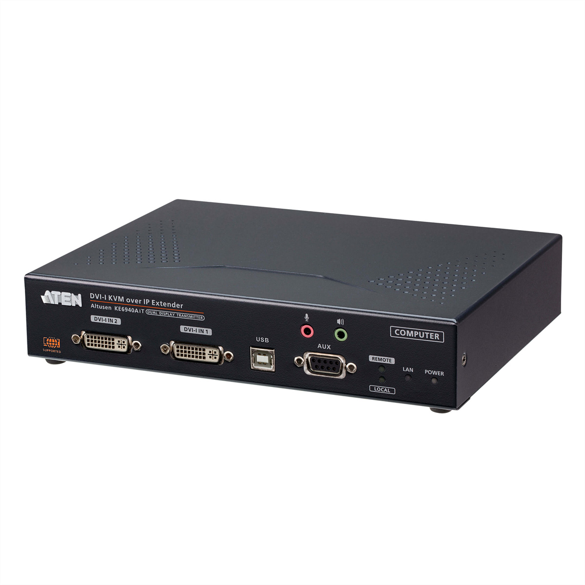 ATEN KE6940AIT FHD Dual DVI KVM over IP Transmitter mit Internetzugang