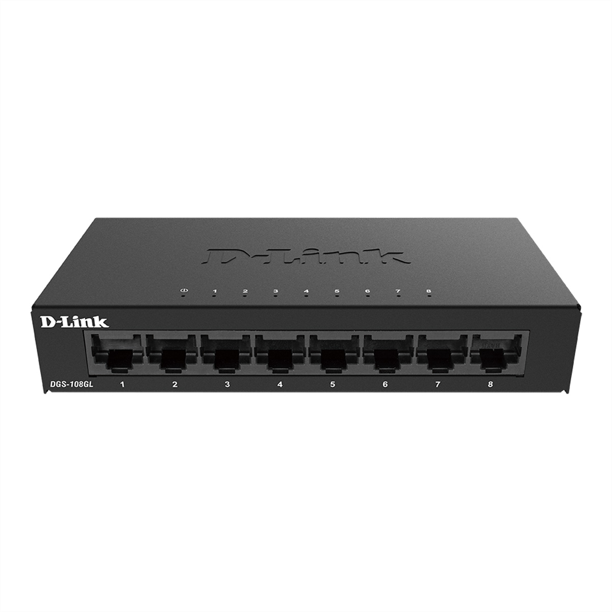 D-Link DGS-108GL/E 8-Port Gigabit Switch Light, Layer2 ohne IGMP