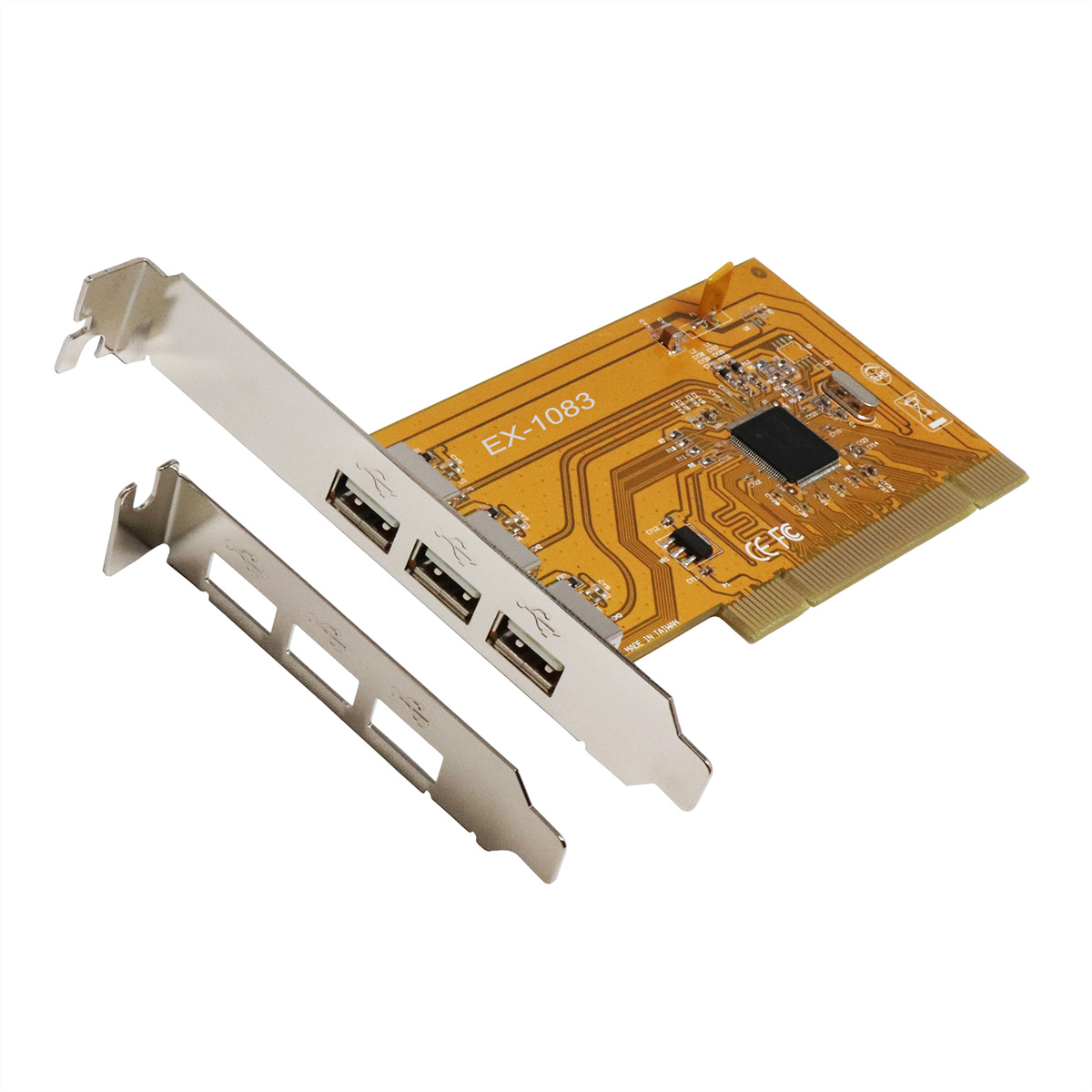 EXSYS EX-1083 USB 2.0 PCI Karte mit 3 Ports