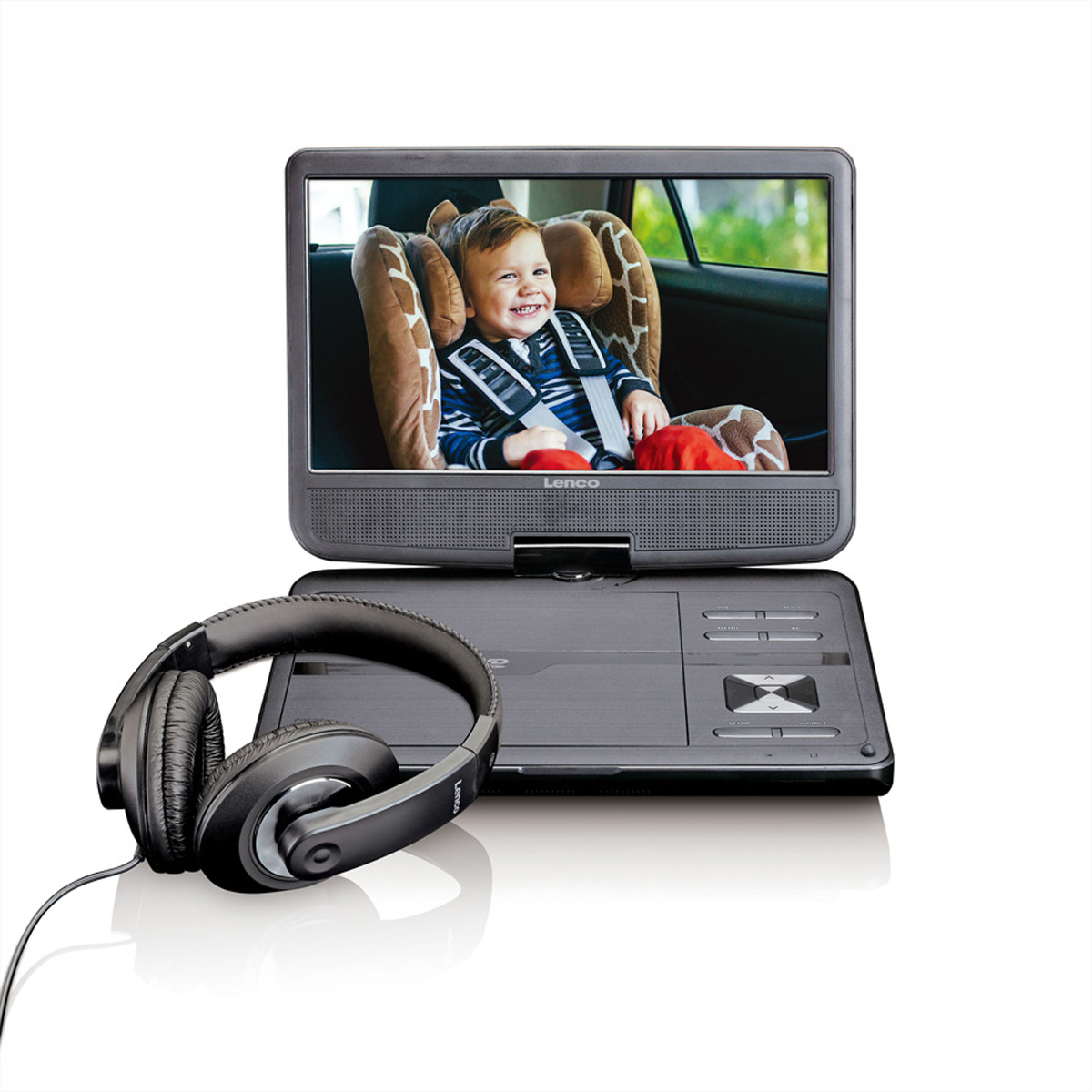 LENCO DVP-1010, portabler DVD-Player, 10\"