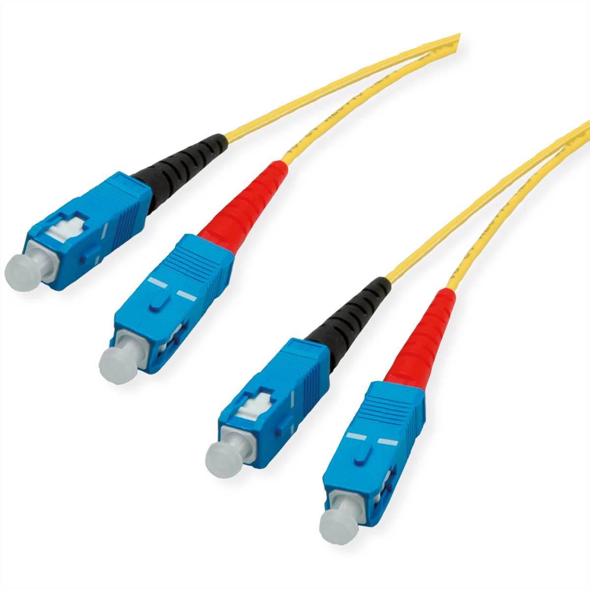 Quality LWL-Kabel Single Mode E9/125µm OS2, SC/SC, gelb, 2 m