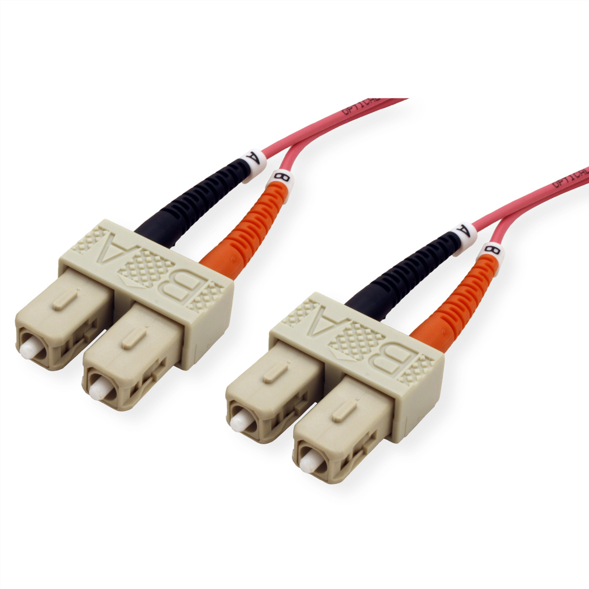 Quality LWL-Kabel dupl. 50/125µm OM4 SC/SC, 2 m