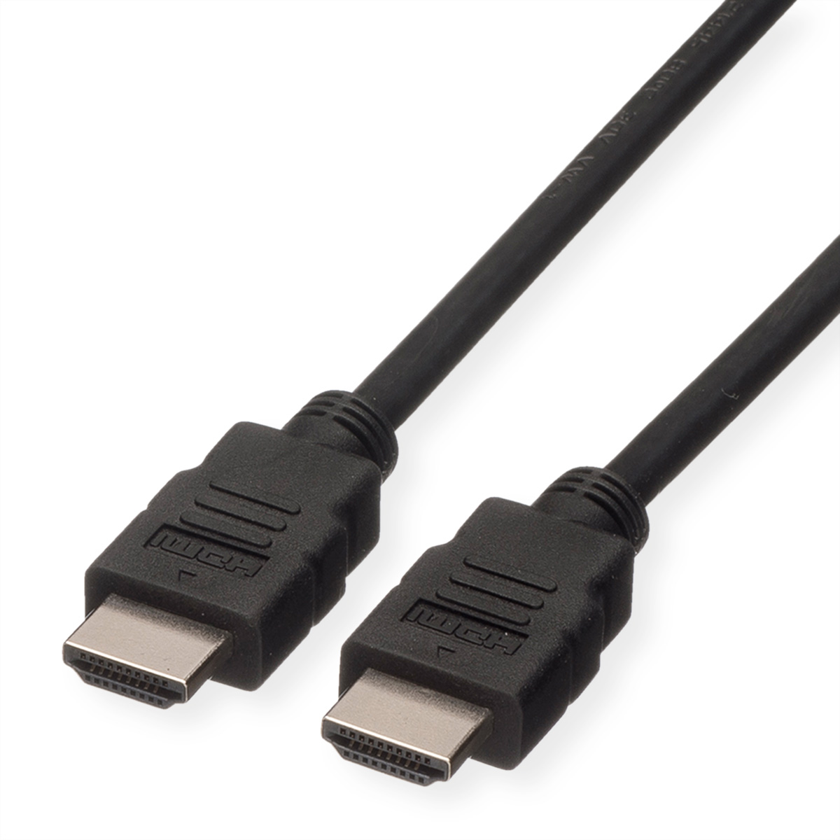 ROLINE GREEN HDMI High Speed Kabel mit Ethernet, TPE, schwarz, 2 m