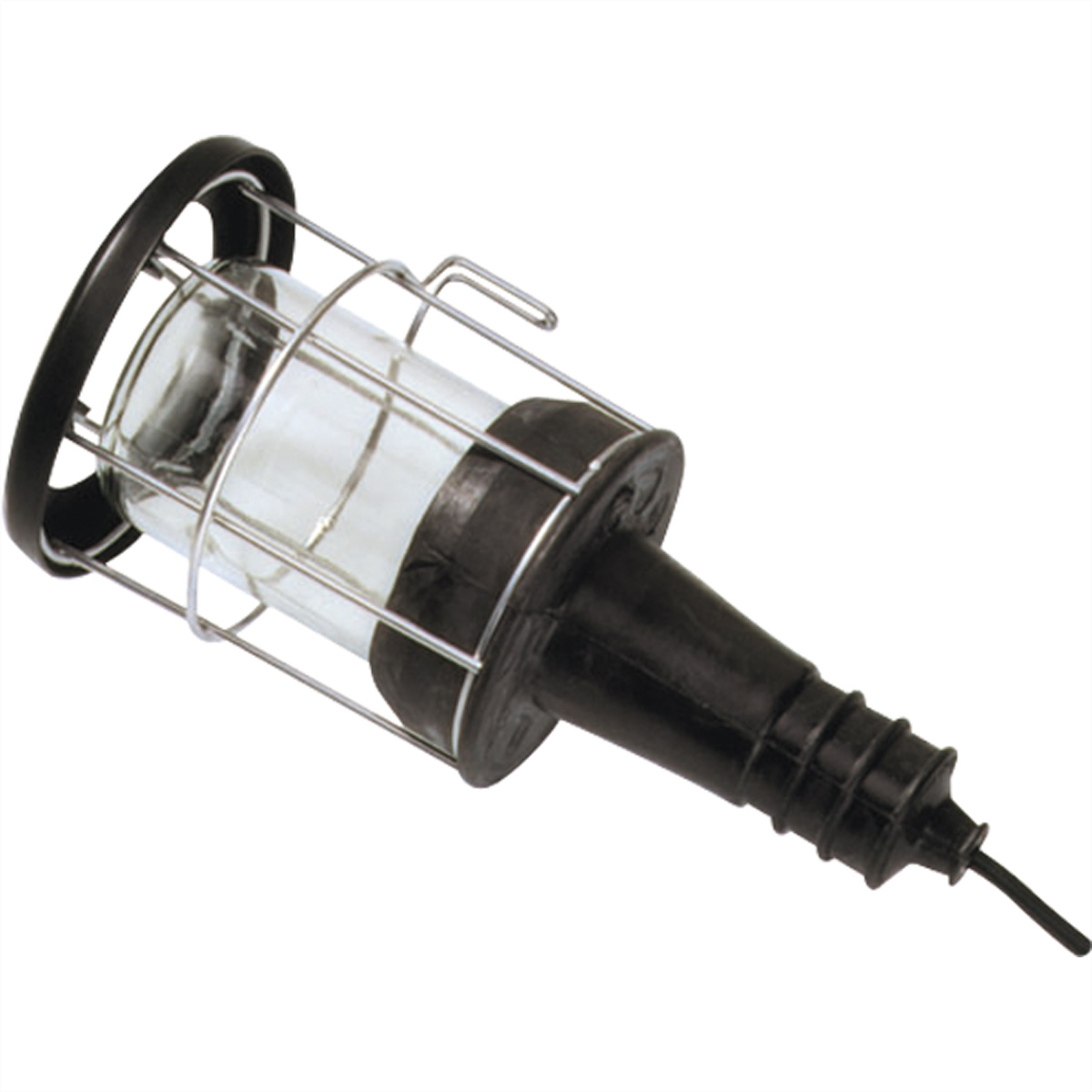 BACHMANN Gummi-Handlampe 100 W, IP44, Kabel 5m