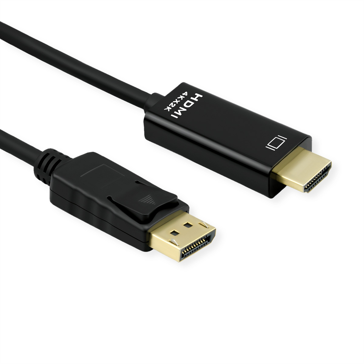 ROLINE DisplayPort Kabel DP - UHDTV, Slim, ST/ST, schwarz, 3 m